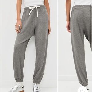 Splits59 Andie Oversized Fleece Sweatpants grey size small